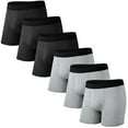 thumbnail image 5 of Protium 6-Pack Men’s Boxer Briefs, Moisture-Wicking Breathable Underwear, S-XXL, 5 of 7