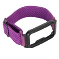 thumbnail image 2 of Correa de nailon ajustable para reloj Bling Bling con funda para Oppo Free color morado y negra, 2 of 12