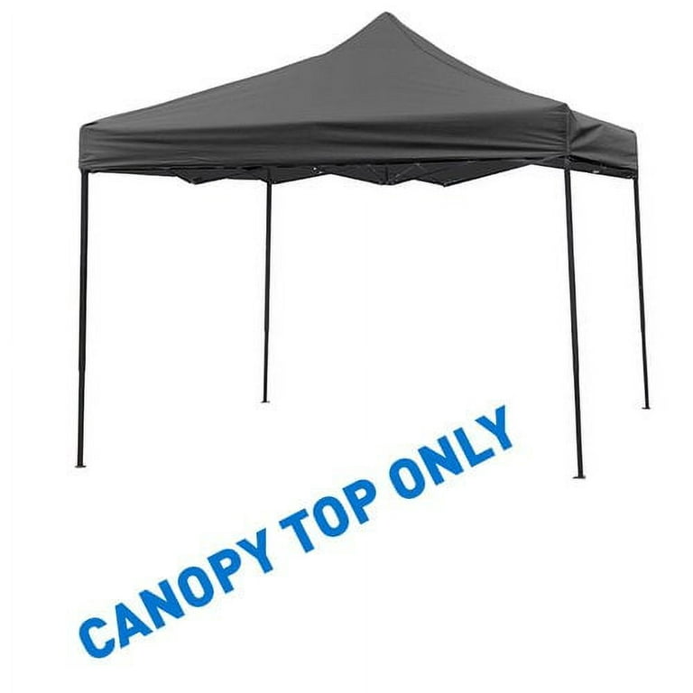 9.6' x 9.6' Square Replacement Canopy Gazebo top Assorted Colors by  Trademark Innovations (White)