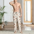 thumbnail image 4 of Bingfone Cute Squirrel Mens All Over Print Sleep Pajama Pants-X-Large, 4 of 5