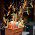 thumbnail image 5 of S-Adornos Colgantes de Zanahoria de Pascua - 12 Piezas de Zanahorias Artificiales con Purpurina de Espuma Premium para DecoracióN de Pascua, 5 of 5