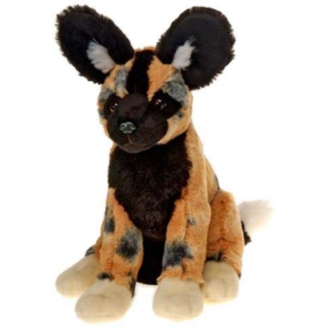 african wild dog stuffed animal