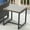 Brown, variant on POCASSY Outdoor Metal Square Side Table Small End Table - Gray