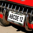 thumbnail image 5 of 2 PCS Christmas 3D Break Through Rabbit License Plate Frames Rabbit Decorative Standard Car Tag Cover Holder Metal 2 Hole Car Accessories US Canada Standard for Men Women Vehicle, 5 of 6