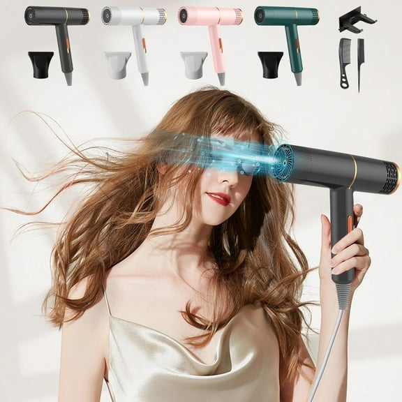 ufehgfjh Hair Dryer High-power Hair Dryer Home Hair Dryer Hot Wind Comb Hair Salon Blowing Comb Get It Today