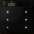 thumbnail image 5 of 4PCS Square Cabinet Fluorescence Knob Glowing in the Dark Furniture Drawer Pulls Handle with Screws Starfish, 5 of 5