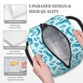 thumbnail image 3 of Salouo Winter Warmth Blue Knitted for Insulated Lunch Bag for Women/Men - Leakproof Cooler Tote Bag Organizer - Reusable Lunch Box for Office Picnic Hiking Beach-One Size, 3 of 6