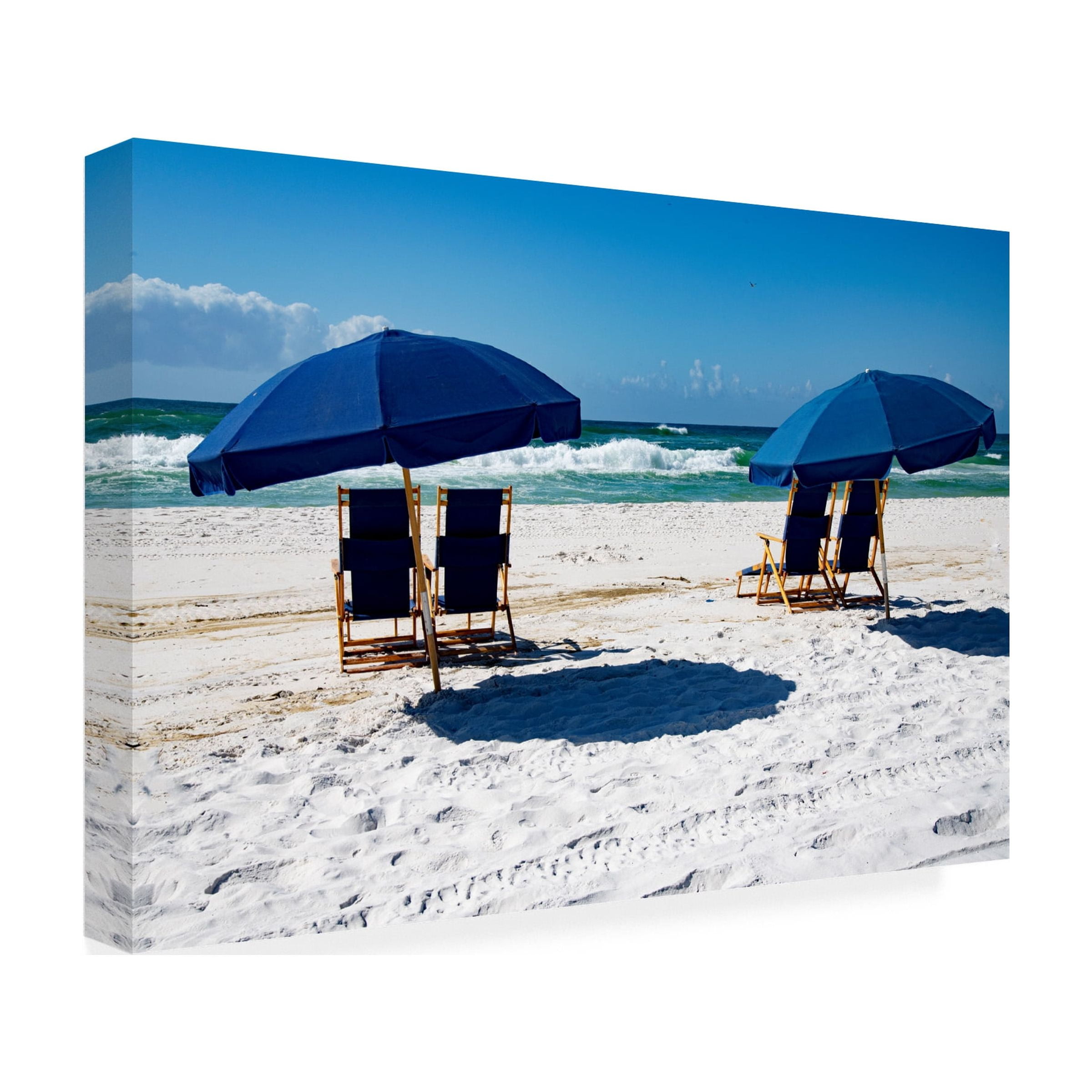 Robert Michaud 'Beach Umbrella 1' Canvas Art