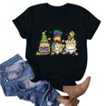 thumbnail image 4 of Fiudx Camisas de Mujer Blusa de Manga Corta con Estampado de Moda para Mujer, Divertida Camiseta con Cuello Redondo, 4 of 5