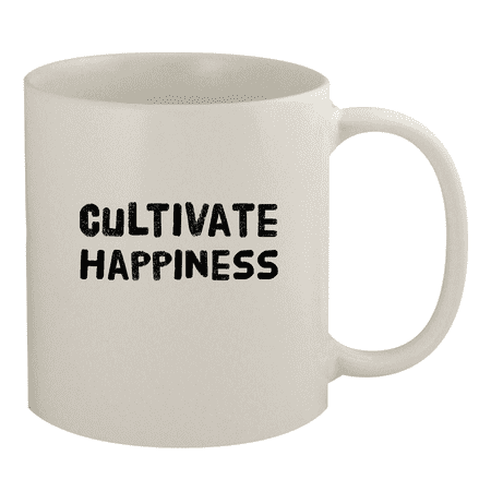 

Cultivate Happiness - 11oz Ceramic White Coffee Mug