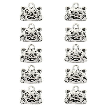

50pcs Exquisite Small Tiger DIY Adornments Tiger Modeling DIY Pendants