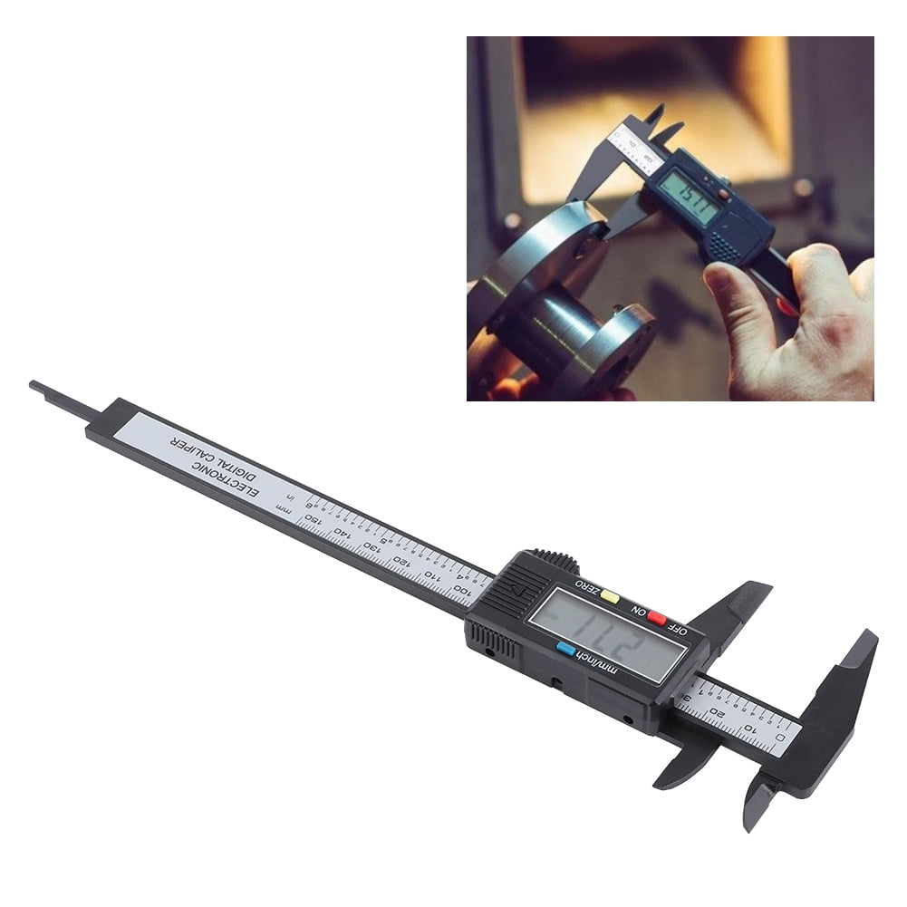 Key Switch Plastic Slide Rail Electronic Vernier Caliper Plastic Fibre Made Digital Vernier Caliper Black Key Switch Plastic Slide Rail Electronic Vernier Caliper Plastic Fibre Made Digital Vernier Caliper Black