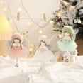 thumbnail image 7 of HHBEAUTY Christmas Angel Doll Ornaments 6.4inch Elegant Christmas Tree Plush Ornaments Hanging Angel Pendant with Glittering Antlers, Wings & Puffy Tulle Skirts for Holiday Party Decoration, 7 of 7