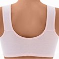 thumbnail image 4 of EHRWE Womens Push Up Bras Front Zipper Lace Edge Wirefree Movement Seamless Push Up Adjustment Yoga Sleep Large Smoothing Bra, 4 of 5