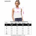 thumbnail image 5 of Yesfashion Womens Racerback Tank Tops Loose Fit Causal Summer U Neck Tops, 5 of 5