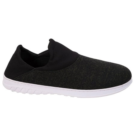 Dearfoams Men's Knit Closed Back Slippers
