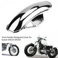 thumbnail image 6 of Guardabarros delantero de motocicleta, guardabarros delantero, protector de aleta de barro, repuesto de cubierta de guardabarros para Suzuki GN125 GN250(enchapado), 6 of 8