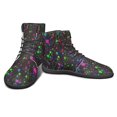 thumbnail image 6 of Wismoutput Graffiti Barefoot Shoes for Big Boys Men High-Top Minimalist Barefoot Shoes Wide Width Fashion Printed Casual Shoes, 6 of 7