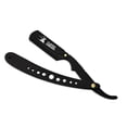 thumbnail image 2 of Classic Samurai Stainless Steel Men Shaving Set with CS-102 Matte Black Wholes Professional Barber Straight Edge Razor with 100 Lord Platinum Edge Razor Blades, Shaving Brush, 2 of 6