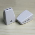 thumbnail image 3 of Raindrops 2Ud Furniture Partition Clamp White Plastic Screen Divider Clip for Conference Desk Use, 3 of 8