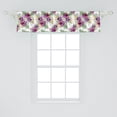 thumbnail image 2 of Ambesonne Floral Valance Pack of 2, Watercolor Bouquet Leaves, 54"X12", Multicolor, 2 of 4