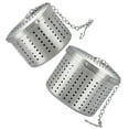 thumbnail image 3 of Worgeous 2Pcs 5.80X5.80X1.57Inch Loose Tea Strainer Easy to Clean Kitchen Tool, 3 of 8