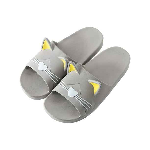 Zapatillas de gato de dibujos animados para hombre en 3D, zapatillas planas para parejas, zapatos informales para mujer, calzado para mujer Wmkox8yii ytu3027