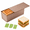 Gold, variant on 2.2lb Black Loaf Pan with Lid – 13x4 Inch Nonstick Carbon Steel for Sandwich Bread & Sourdough