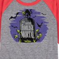 thumbnail image 3 of The Haunted Mansion - Another Foolish Mortal - Toddler & Youth Raglan Graphic T-Shirt, 3 of 6