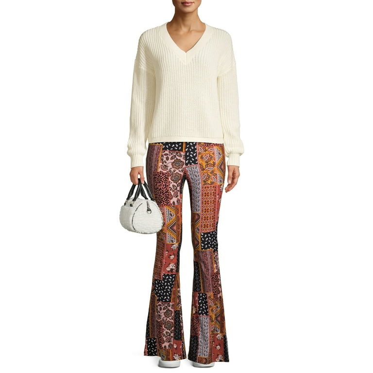 Walmart nb hotsell knit flare pant