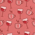 thumbnail image 1 of Ahgly Company Machine Washable Indoor Square Transitional Red Area Rugs, 7' Square, 1 of 7