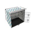 thumbnail image 6 of Fruit Dog Crate Cover, Abstract Blue Toned Sliced Fig Healthy Life Pop Art Repetitive Illustration, Easy to Use Pet Kennel Cover Small Dogs Puppies Kittens, 7 Sizes, Sea Blue and Umber, by Ambesonne, 6 of 6