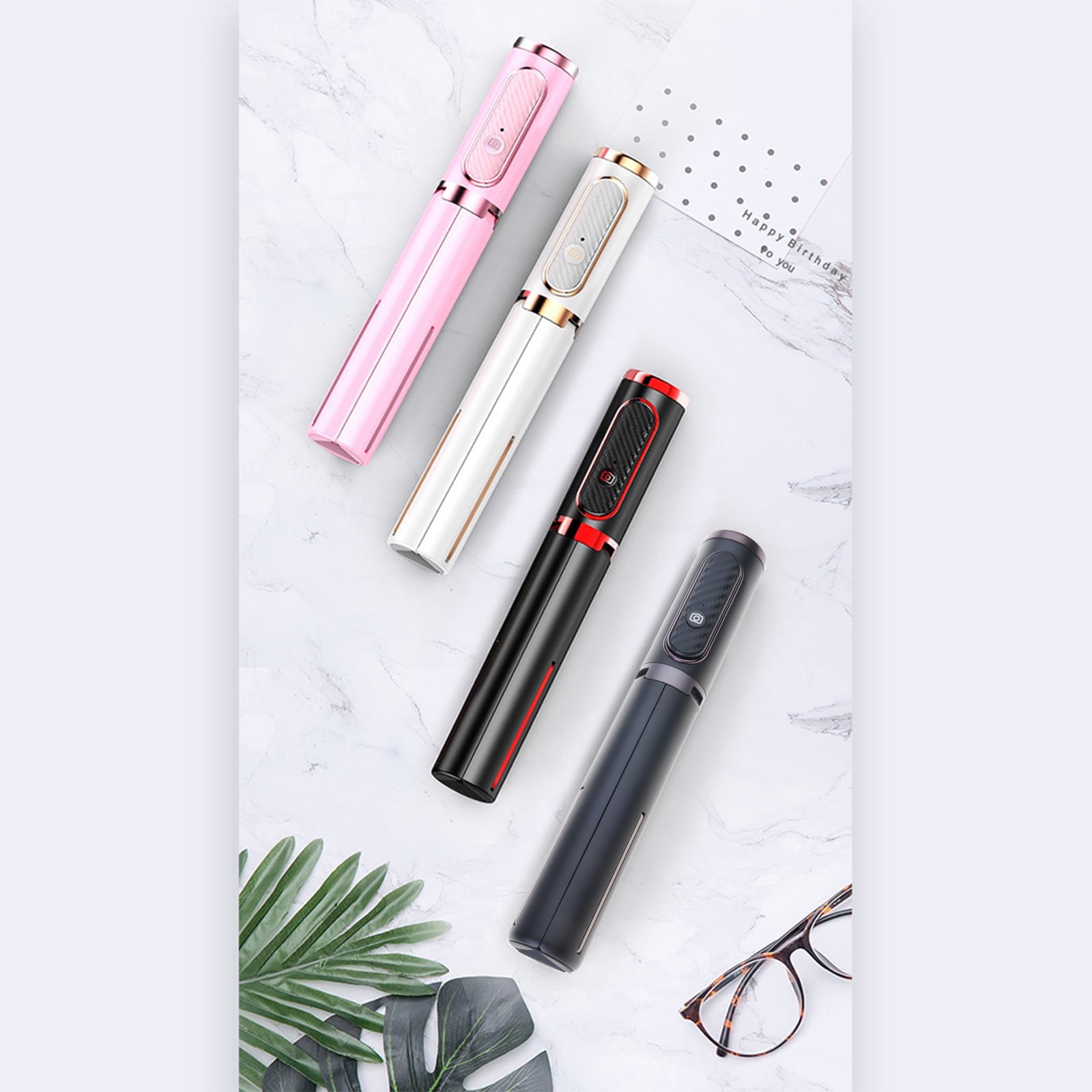 Professional Selfie Stick for Smartphone Cell Phone Handheld Gimbal Stick with Grip for Ideal for Vlog Live Video Photo