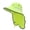Yellow/grey, variant on Hi-Vis Reflective Sun Hat with Detachable Neck Flap, Wide Brim UV Protection Quick Dry Breathable Unisex Outdoor Hat for Work Hiking Fishing Gardening - Orange/Yellow
