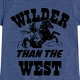 thumbnail image 3 of Instant Message - Wilder Than The West - Toddler & Youth Girls Short Sleeve Graphic T-Shirt, 3 of 6