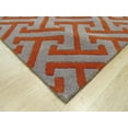 thumbnail image 2 of Hand-tufted Wool Gray Contemporary Geometric Harrison Rug, 2 of 5