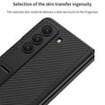 thumbnail image 5 of Dteck for Samsung Galaxy Z Fold 6 Case with Built-in Screen Protector, Adjustable Kickstand Slim Fit PU Leather Phone Cover for Smsung Z Fold6 5G,Silver, 5 of 5