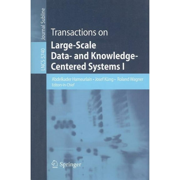 Transactions on Large-Scale Data- And Knowledge-Centered Systems I, (Paperback)