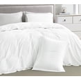 thumbnail image 3 of Chezmoi Collection Piers 3-Piece Cream White Distressed Velvet Duvet Cover Set King Size with Button Closure and 8 Corner Ties, Soft Washed Microfiber Reverse Comforter Cover, 3 of 9