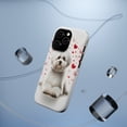 thumbnail image 5 of DistinctInk MagSafe Tough Case for Apple iPhone 13 Pro Max (6.7" Screen) - Valentine's Day Coton de Tulear - Shockproof Protection, 5 of 6