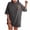 Dark Gray, variant on Staron Oversized T-Shirts for Women Plus Size Graphic Drop Shoulder Short Sleeve Summer Loose Pullover Tee Casual Fashion Round Neck Slogan Print Top, Blue S
