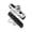 Black-silver, variant on 2pack High Performances Bike Brake Pad Durability Rubber Bike Brake Block for Effective Braking