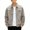 b2-gray faux leather jacket, variant on Mens Faux Leather Jacket Casual Stand Collar Biker Coats Big and Tall Motorcycle Jacket Zip up Steampunk Trench Coat Orange,XXL