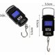 thumbnail image 2 of Luggage Scale 50kg Portable Digital Fishing Scale Weighing Scale for Fishing, Weighing Suitcase, Travel, Home Use, 2 of 5