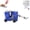 Blue, variant on Chainsaw Sharpener, Chain Sharpener, Portable Hand Crank Chainsaw Chain Sharpener Set, Portable Household Hardware Tool, for Chain Sharpening