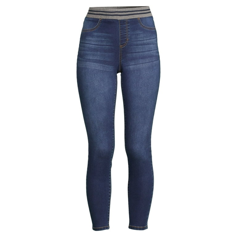 Buy online Mid Waist Denim Jegging from Jeans & jeggings for Women by La  Fem for ₹729 at 44% off