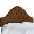 thumbnail image 1 of Skyline Furniture 860TSHNCHC Twin Arch Tufted Headboard In Shantung Chocolate, 1 of 1