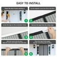 thumbnail image 4 of Magnetic Screen Door,Easy Install Window Screen for 34x82 inch,Upgraded Mesh Self Sealing Closure No Gap,Hands Free Screen Door Mesh-White, 4 of 9