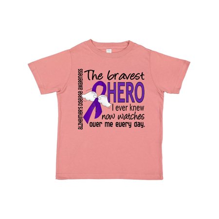 

Inktastic Alzheimer s Disease Bravest Hero I Ever Knew 1 Gift Toddler Boy or Toddler Girl T-Shirt