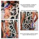 thumbnail image 3 of Camisa de manga corta para mujer, jersey con cuello redondo y estampado colorido, Top de manga corta para mujer para verano, 3 of 7